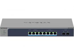 NETGEAR MS510TXUP-100AJS Ultra60 PoE++対応 (295W) マルチギガ8ポート SFP+ 2スロット スマートスイッチ