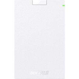 BUFFALO HD-PCG2.0U3-GWA ミニステーション USB3.1(Gen.1)対応 ポータブルHDD スタンダードモデル ホワイト 2TB