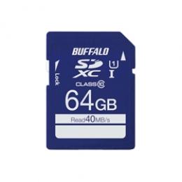 BUFFALO RSDC-064GU1S UHS-I Class1 SDXCカード 64GB