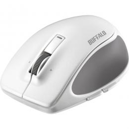 BUFFALO BSMBB500SWH Bluetooth BlueLED プレミアムフィットマウス Sサイズ ホワイト