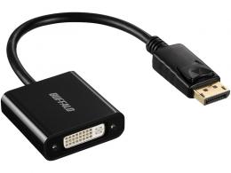 BUFFALO BDPDVBK DisplayPort-DVI変換アダプタ ブラック