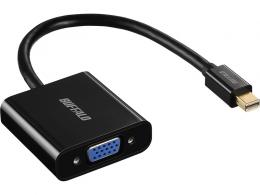 BUFFALO BMDPVGBK Mini DisplayPort/Thunderbolt-VGA変換アダプタ ブラック