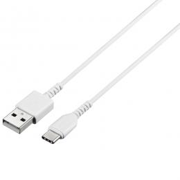 BUFFALO BSMPCAC115WH USB2.0ケーブル（Type-A to Type-C） 1.5m ホワイト