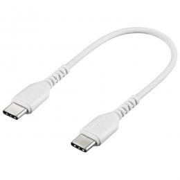 BUFFALO BSMPCCC101WH USB2.0ケーブル（Type-C to Type-C） 0.1m ホワイト