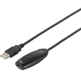 BUFFALO BSUAAR250BK USB2.0リピーターケーブル（A to A） 5m ブラック