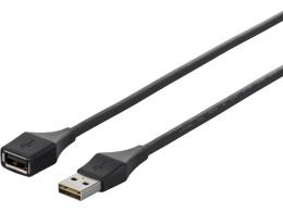 BUFFALO BU2AAD30BK どっちもUSB2.0 A to A延長ケーブル 3m ブラック