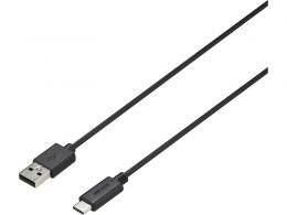 BUFFALO BU2ACY15BK USB2.0 A-C やわらかケーブル 1.5m ブラック