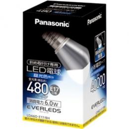 パナソニック LDA6DE17BH LED電球 6.0W （昼光色相当）