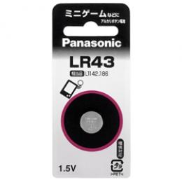 パナソニック LR43P アルカリボタン電池 LR43