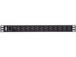 ATEN PE0112A 12ポート ベーシックPDU（15A対応・省スペースタイプ）