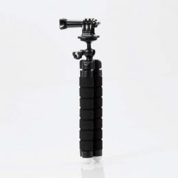 ELECOM AC-TPFL01BK アクションカメラ用アクセサリ/三脚/GoPro汎用/フレキシブル/ブラック