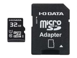 I-O DATA MSDU1-32GR UHS-I UHS スピードクラス1対応microSDHCメモリーカード（SDカード変換アダプタ付） 32GB