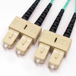 エイム電子 AFP2-DSC/DSC-10G-50-04 OM3光ファイバーケーブル DSC/DSC マルチモード 50/125μm 4m
