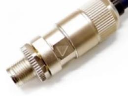エイム電子 C6AS-CG-M12X8/RJ45-BL-03 10GigE Vision対応LANケーブル 固定用STP M12(Xコード) RJ45 3m