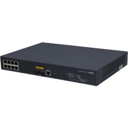 NEC B02014-03405 QX-S3408FT-2G-PW 100Mx6p 1Gx2p SFPx2p レイヤ2インテリジェントPoEスイッチ