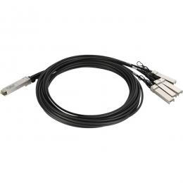 NEC B02014-98753 QSFP+/4SFP+変換銅線ケーブル(3m) CAB-3M-QSFP+/4SFP+