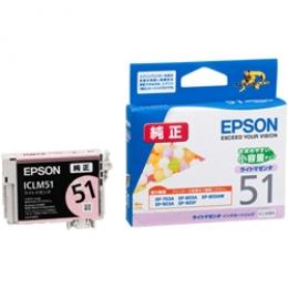 EPSON ICLM51 EP-703A/803A/803AW/903A/903F用 インクカートリッジ/小容量タイプ（ライトマゼンタ）