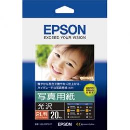 EPSON K2L20PSKR 写真用紙<光沢> (2L判/20枚)