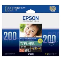 EPSON KKG200PSKR 写真用紙<光沢> (KGサイズ/200枚)