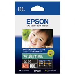 EPSON KL100PSKR 写真用紙<光沢> (L判/100枚)