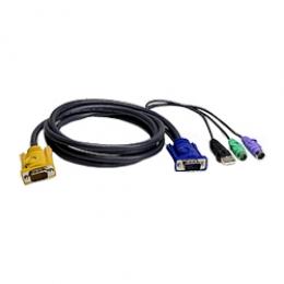 ATEN 2L-5301UP USB・PS/2コンボKVMケーブル SPHDタイプ 1.2m