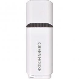 グリーンハウス GH-UFY3EB16GGY USB3.0メモリー キャップタイプ 16GB ホワイト グレー