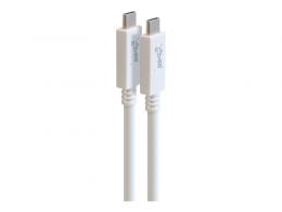 GOPPA GP-CCU325A10M/W USB Type-C to USB Type-Cケーブル（USB3.2 Gen2×2/PD5A/Altモード対応） 100cm ホワイト