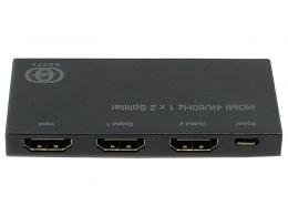 GOPPA GP-HDSP12H460 4K/60Hz対応HDMI分配器（1入力:2出力）