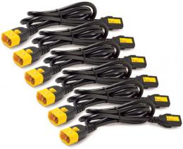 シュナイダーエレクトリック(旧APC) AP8702S-WW Power Cord Kit (6 ea) Locking C13 to C14 0.6m