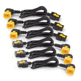 シュナイダーエレクトリック(旧APC) AP8716R Power Cord Kit (6 ea) Locking C19 to C20 (90 Degree) 1.8m