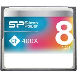Silicon Power(シリコンパワー) SP008GBCFC400V10 コンパクトフラッシュカード 400倍速 8GB 　5年保証