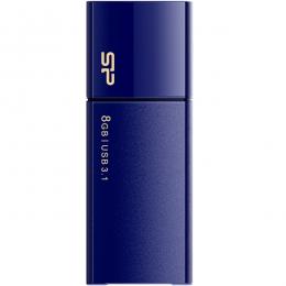 Silicon Power(シリコンパワー) SP008GBUF3B05V1D USB3.0フラッシュメモリ Blaze B05 Series 8GB ネイビー スライド式 5年保証