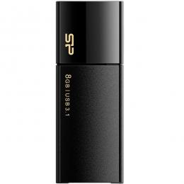 Silicon Power(シリコンパワー) SP008GBUF3B05V1K USB3.0フラッシュメモリ Blaze B05 Series 8GB ブラック スライド式 5年保証