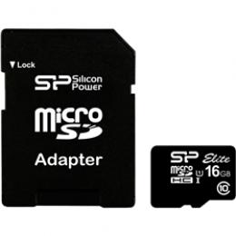 Silicon Power(シリコンパワー) SP016GBSTHBU1V10SP 【UHS-1対応】microSDHCカード 16GB Class10 5年保証