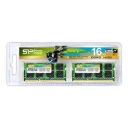 Silicon Power(シリコンパワー) SP016GBSTU160N22 メモリモジュール 204Pin SO-DIMM DDR3-1600(PC3-12800) 8GB×2枚組
