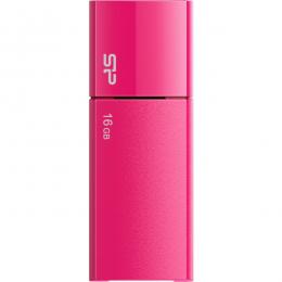 Silicon Power(シリコンパワー) SP016GBUF2U05V1H USB2.0フラッシュメモリ Ultima U05 Series 16GB ピンク スライド式 5年保証