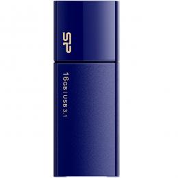 Silicon Power(シリコンパワー) SP016GBUF3B05V1D USB3.0フラッシュメモリ Blaze B05 Series 16GB ネイビー スライド式 5年保証