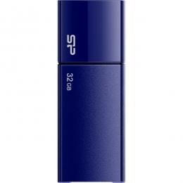 Silicon Power(シリコンパワー) SP032GBUF2U05V1D USB2.0フラッシュメモリ Ultima U05 Series 32GB ネイビー スライド式　5年保証