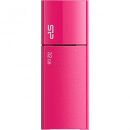 Silicon Power(シリコンパワー) SP032GBUF2U05V1H USB2.0フラッシュメモリ Ultima U05 Series 32GB ピンク スライド式　5年保証