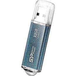 Silicon Power(シリコンパワー) SP032GBUF3M01V1B USB3.0フラッシュメモリ 32GB Marvel M01 アイシーブルー　5年保証