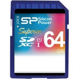 Silicon Power(シリコンパワー) SP064GBSDXCU1V10 【UHS-1対応】SDXCカード 64GB Class10 プロモデル 読込85MB/s 書込40MB/s（最大値）5年保証