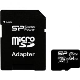 Silicon Power(シリコンパワー) SP064GBSTXBU1V10SP 【UHS-1対応】microSDXCカード 64GB Class10