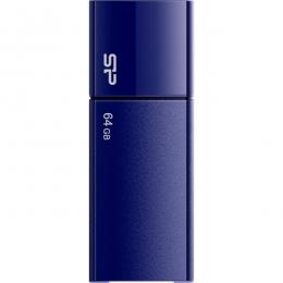 Silicon Power(シリコンパワー) SP064GBUF2U05V1D USB2.0フラッシュメモリ Ultima U05 Series 64GB ネイビー スライド式　5年保証