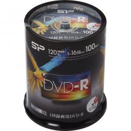 Silicon Power(シリコンパワー) SPDR120PWC100S 録画用DVD-R 1-16倍速記録対応 インクジェットプリンタ対応 100枚スピンドル