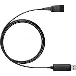 Jabra 230-09 QDヘッドセットをPC/USBに接続する変換ケーブル「Jabra LINK 230」