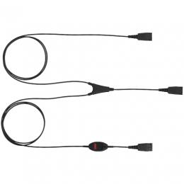Jabra 8800-02-01 研修用にQDヘッドセットを2つ接続する分岐ケーブル「Jabra モニタリングYコード」