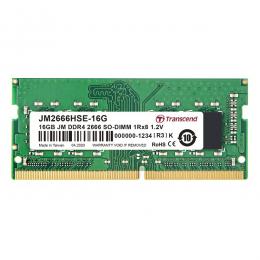 Transcend JM2666HSE-16G 16GB JM DDR4 2666 SO-DIMM 1Rx8 2Gx8 CL19 1.2V