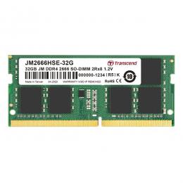 Transcend JM2666HSE-32G 32GB JM DDR4 2666 SO-DIMM 2Rx8 2Gx8 CL19 1.2V