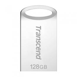Transcend TS128GJF710S USBメモリー USB3.1(Gen1) 超小型タイプ 128GB シルバー