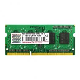 Transcend TS128MSK64V3U 1GB DDR3 1333 SO-DIMM 1Rx8 128Mx8 CL9 1.5V